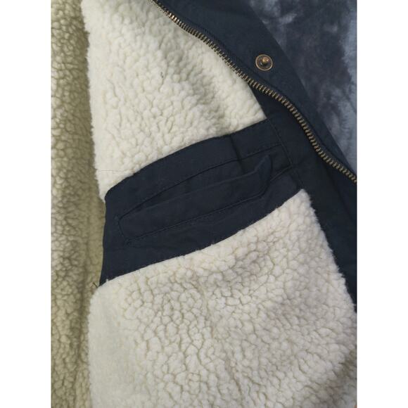 SOULARGE Black Faux Fur Heavy Winter Jacket 2X - Picture 7 of 11